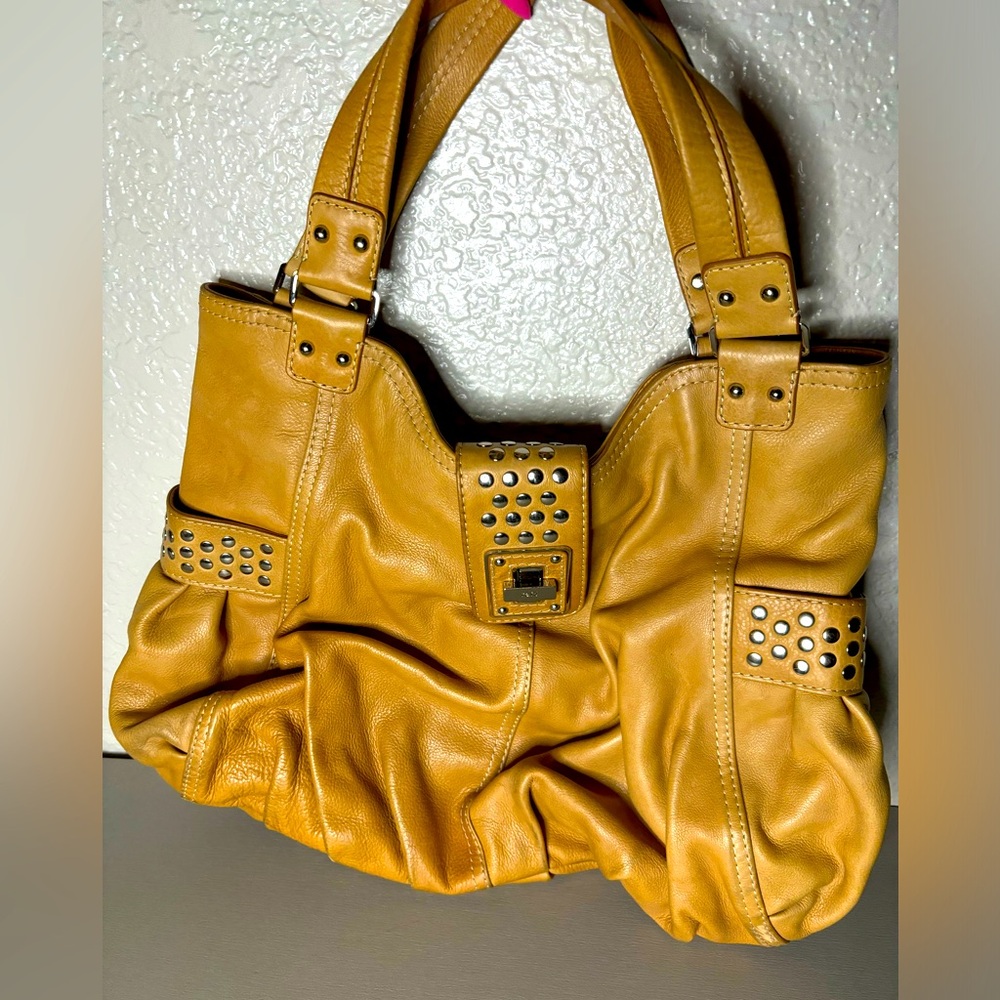 Rafe Tan Large Leather Bag